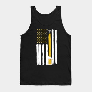 American Flag Craft Beer Brewery Oktoberfest Party Tank Top